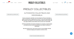 Desktop Screenshot of presleycollectibles.com